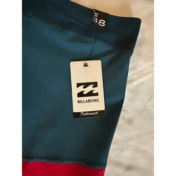 NWT BILLABONG Men's SLICE A FRAME X Board Shorts - Petrol - Size 38